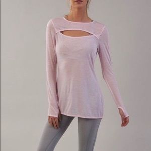 Gymshark long sleeve cut out shirt